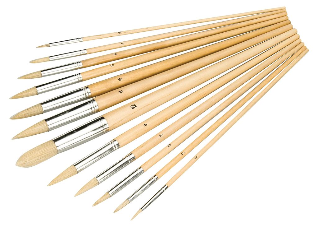Silverline Tire-lignes pour artistes 12 pcs. jeu de pointes Image du produit 