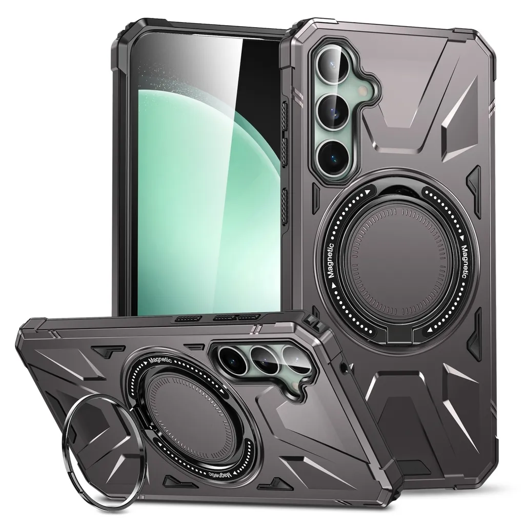 Cover MagSafe Samsung A15 Grigio: Stile Urban e Protezione Magnetica