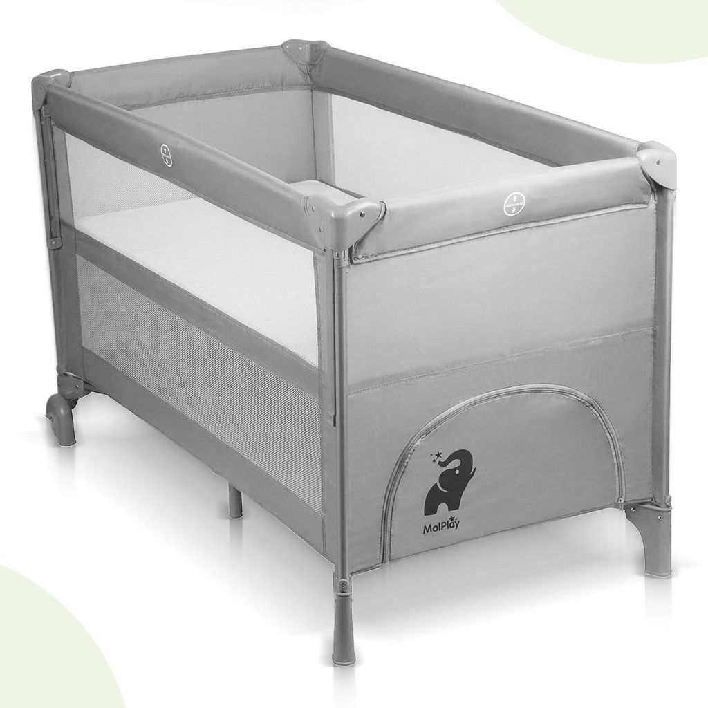 Malplay Reisebett Baby Babybett Beistellbett Kinder faltbar Produktbild 