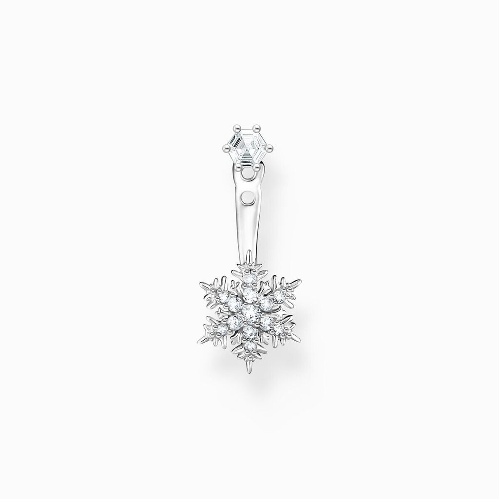 Thomas Sabo Einzel Ohrstecker Silber H2255-051-14 Schneeflocke