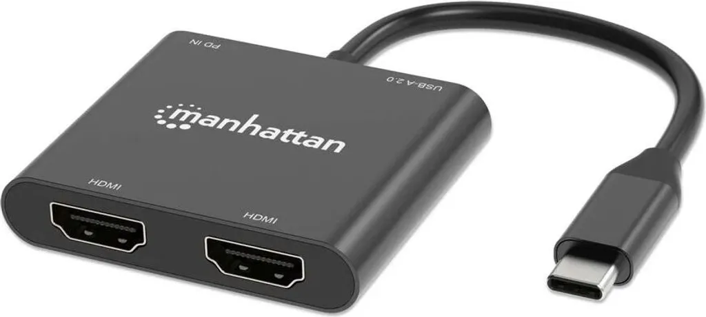 Adaptateur USB-C vers 2 Écrans HDMI pour Télétravail et Bureau