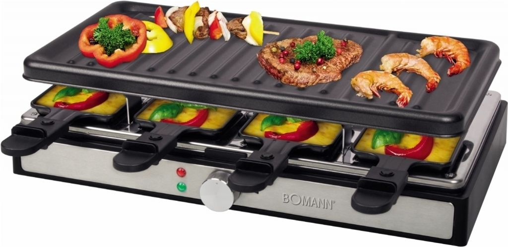 Bomann Raclette pro 8 osob s odnímatelnou grilovací deskou Obrázek produktu