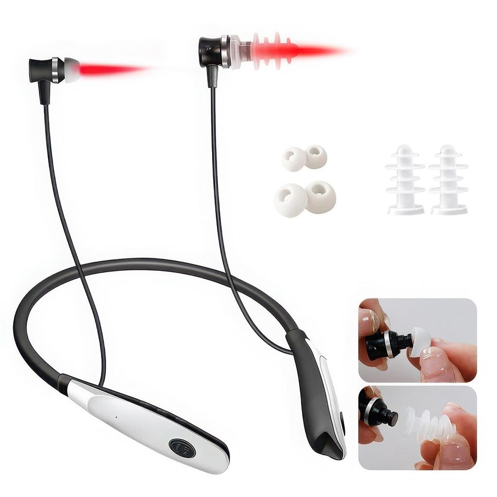 Tinnitus Linderungsgerät Infrarot – 650nm Rotlicht, Produktbild 