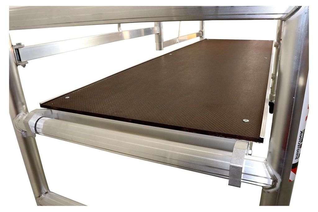 Plattform ohne Durchstieg, 60 x 190 cm, Einlegeboden für Rollgerüste, kompatibel mit vielen Herstellern