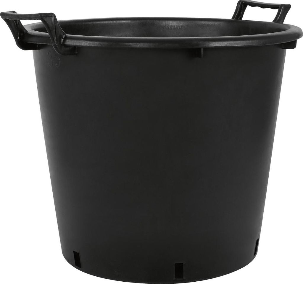 Geli Pflanzcontainer Ø 45 x 45 cm schwarz Produktbild 