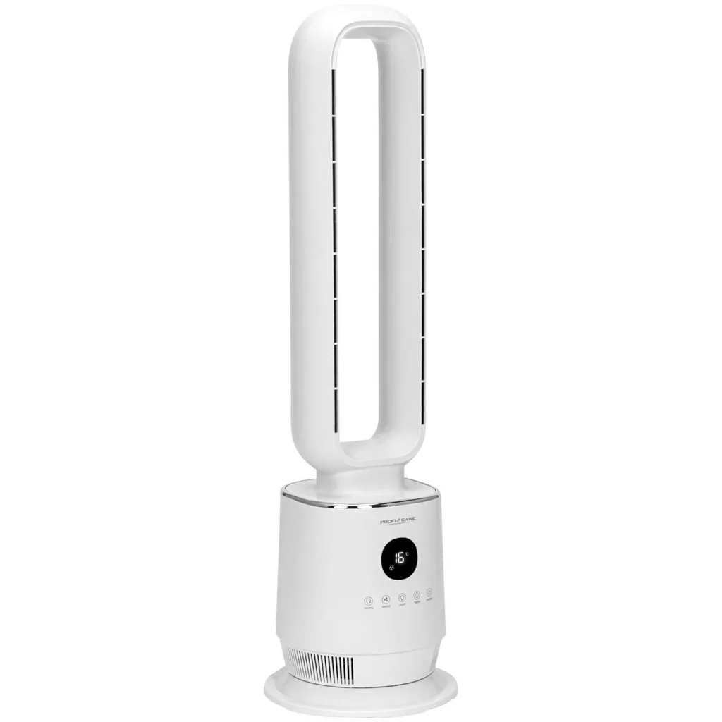 Ventilateur Tour ProfiCare Blanc Oscillant pour une Fraîcheur Optimale