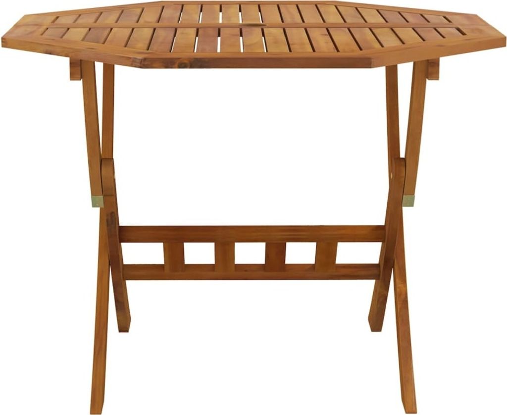 "2026 Aktion"Esstisch/Outdoor Tisch - Klappbarer Gartentisch - moderne Design - Balkontisch - 90x75 cm Massivholz Akazie DEMöbel 2715150
