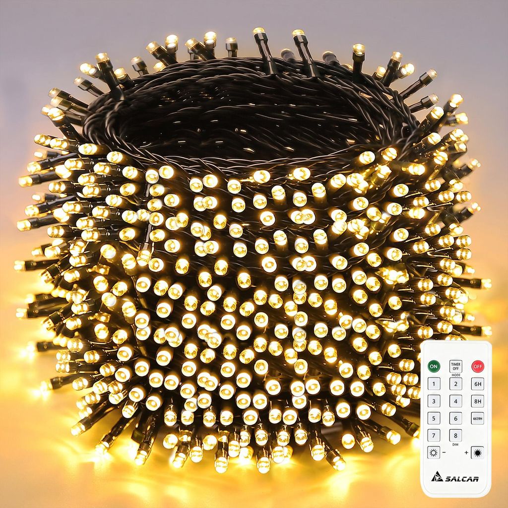 Salcar 40 meter, 640 LED-lichtketting voor binnen, 8 Productafbeelding 