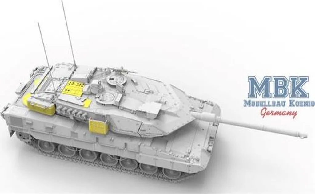 Char Leopard 2 A7V Border Model BT-040 Maquette de Blindé de Précision