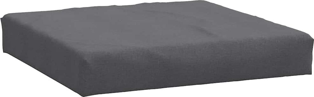 vidaXL Palettenkissen Melange Anthrazit 60x60x9,5 cm Stoff Produktbild 