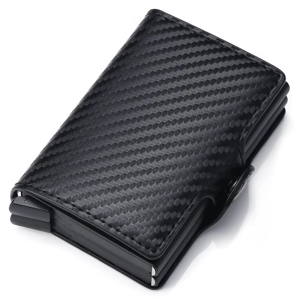 Portemonnaie,Mini Geldbörse,Kartenetui,Kreditkartenetui,Leder Geldbörse Slim Wallet,Kreditkartenetui Smart Wallet mit Kartenetui + Münzfach Port...