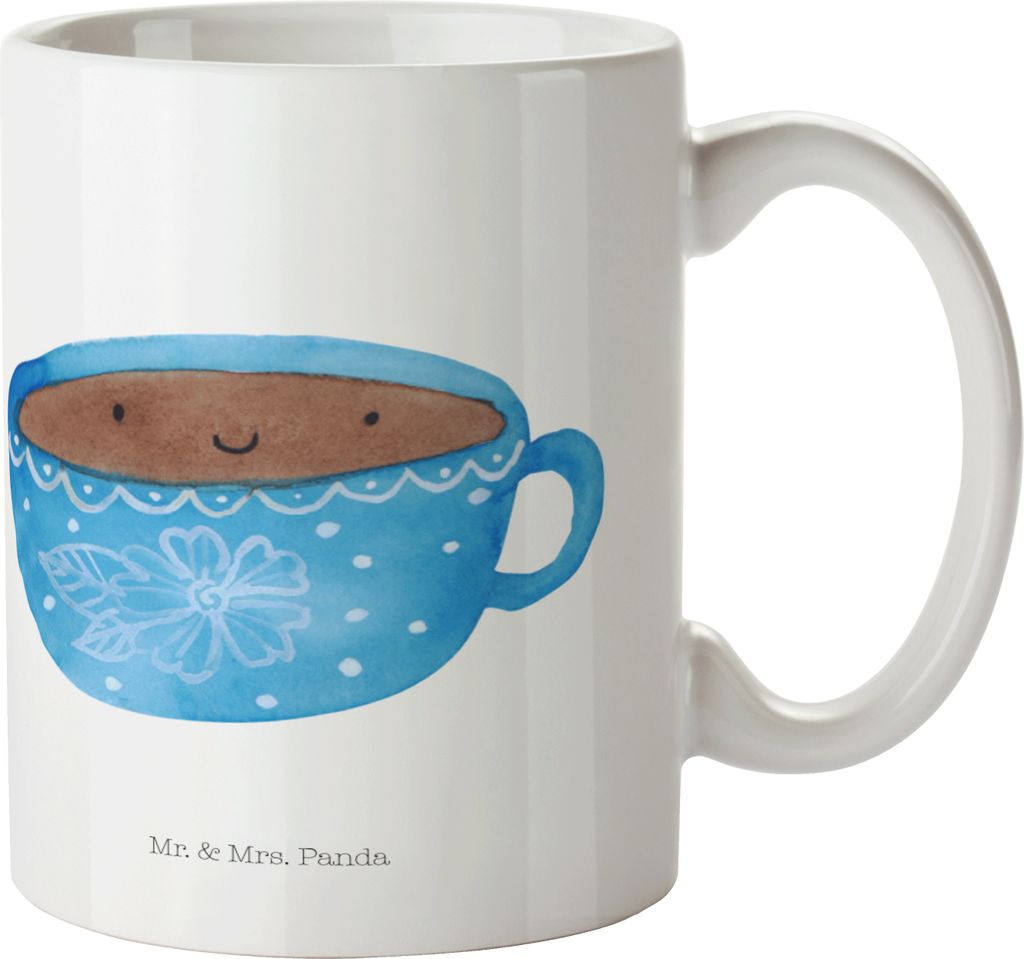 Mr. & Mrs. Panda Kindertasse Kaffee Tasse - Weiß - Geschenk, Genuss, Liebe, Glücklich, Lustige Sprüche, Trinklernbecher, Camping, Geschmack, Meh...
