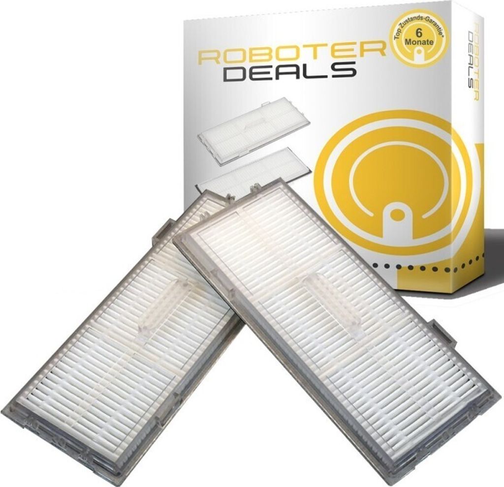 Feinstaubfilter, Ersatzfilter (2 Stück) für Roborock Q8 MAX, MAX Plus