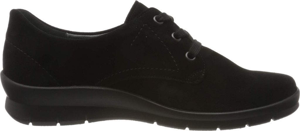 Semler Damen Schnürschuhe Sportlich Gummisohle schwarz