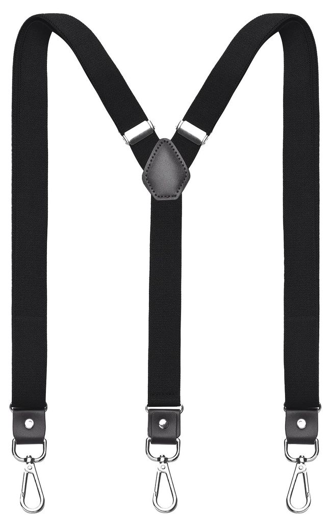 DonDon Hosenträger Herren extra stark - Hosenträger schwarz Produktbild 