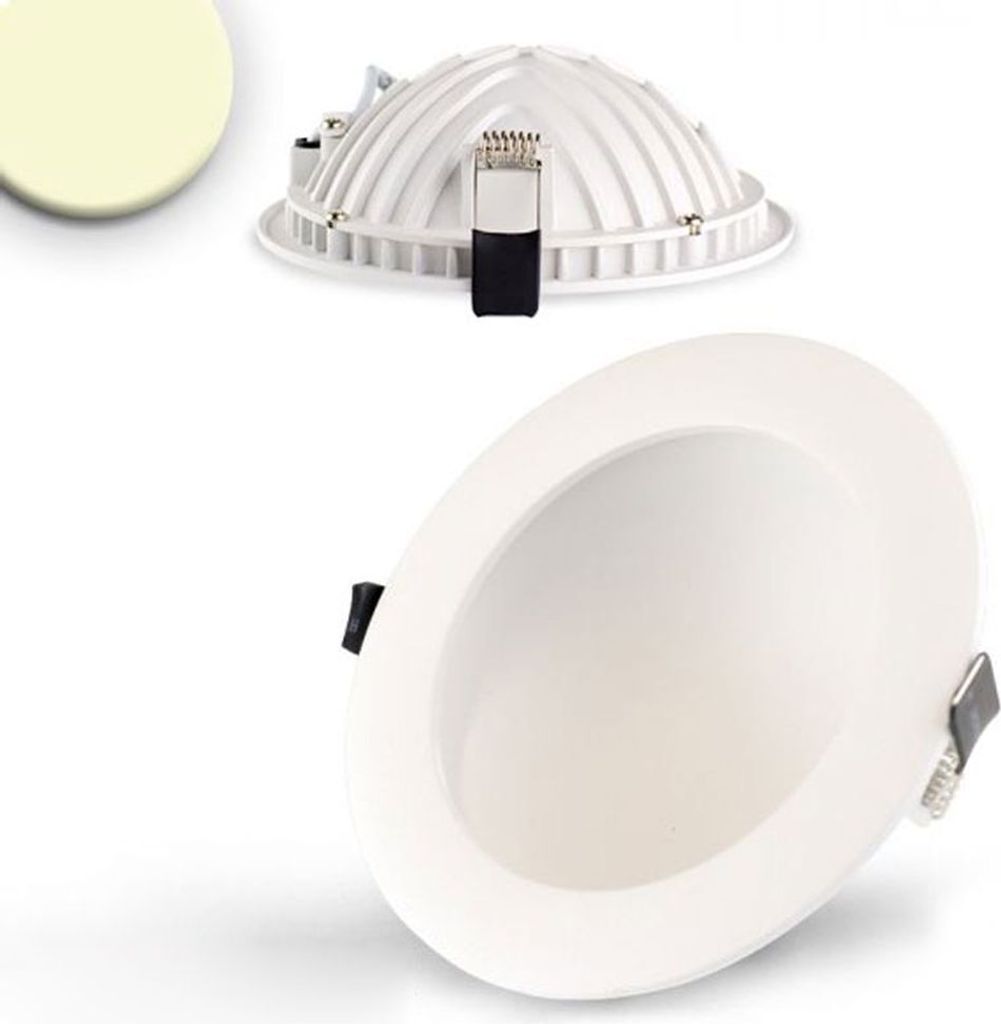 ISOLED LED Downlight LUNA 15W, indirektes Licht, weiß, warmweiß, dimmbar