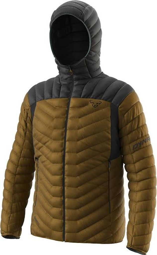 DYNAFIT Jacke leicht, kompakt, Kapuze, ergonomische Passform, Reißverschlusstaschen, Größe L