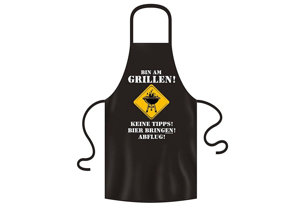 Grillschürze bin am Grillen 100x70cm Produktbild 