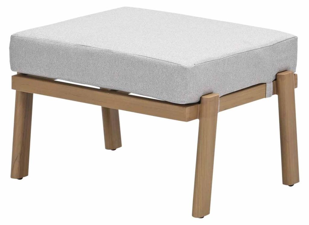 Garden Impressions Chicago Fussbank - natural teak look - desert sand