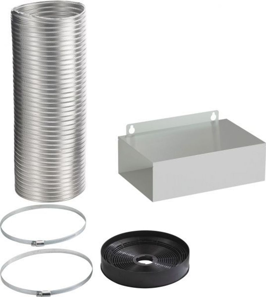 Gorenje Umluftset 735590 Silber Flexschlauch Aktivfilter für WHI629-Modelle