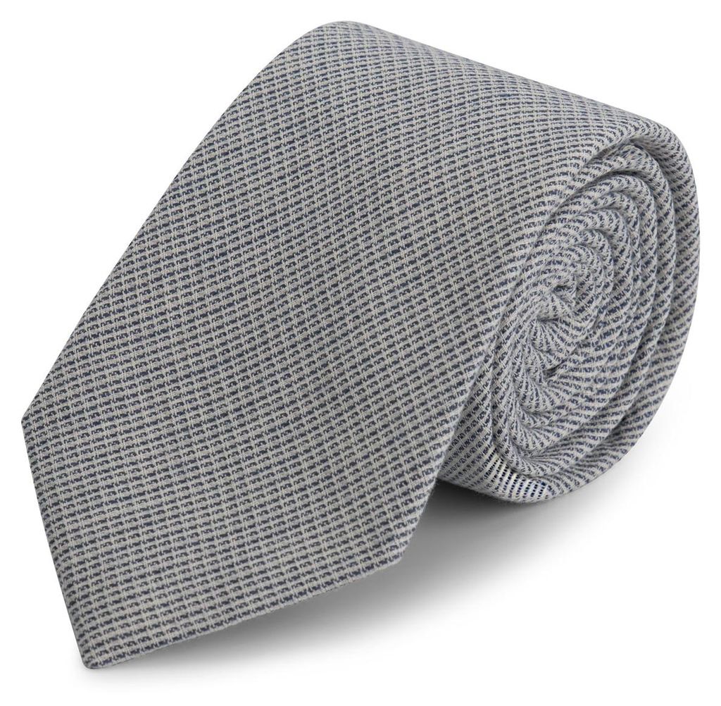 Gents – Krawatte – Herren Krawatte - Seide, Baumwolle, Leinen - Hellblau