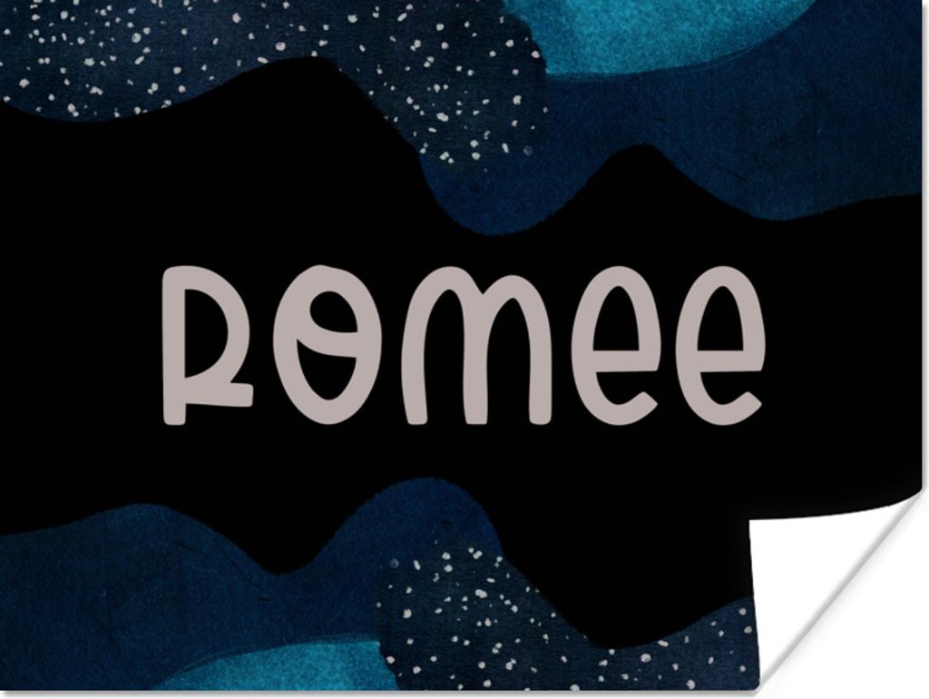 MuchoWow Poster Romee - Pastell - Mädchen 80x60 cm - Kunst für zu Hause