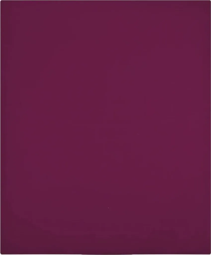 2x Lenzuola con Angoli 100x200 Jersey di Cotone Bordeaux - Offerta Set