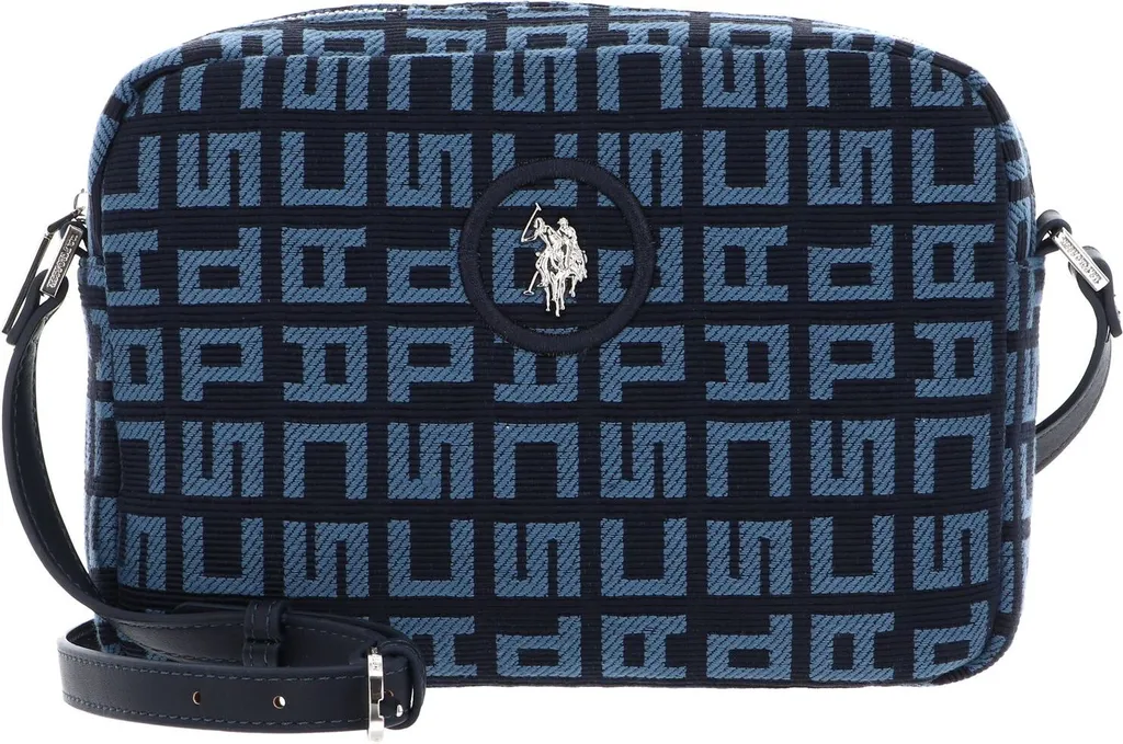U.S. POLO ASSN. Borsa Tracolla Jacquard Navy - Qualità e Stile Blu Scuro