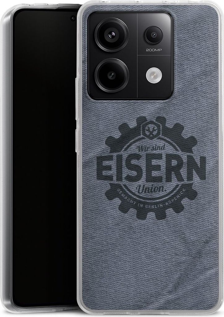 DeinDesign Handyhülle für Xiaomi Redmi Note 13 Pro 5G Silikon Hülle Case Smartphone Schutzhülle 1. FC Union Berlin FCU Offizielles Lizenzprodukt