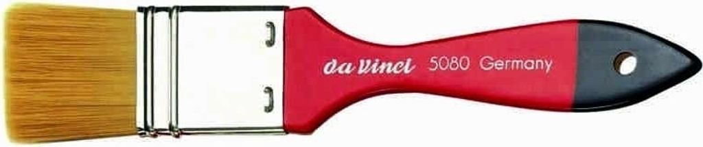 da Vinci Cosmotop Breite Pinsel rot-schwarzlack. Stiele Gr: 40
