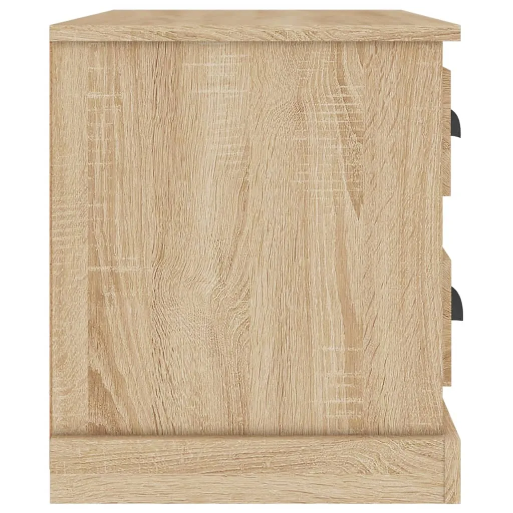 Table de Chevet Stable en Chêne Sonoma - Solution de Rangement Large 60cm - 9