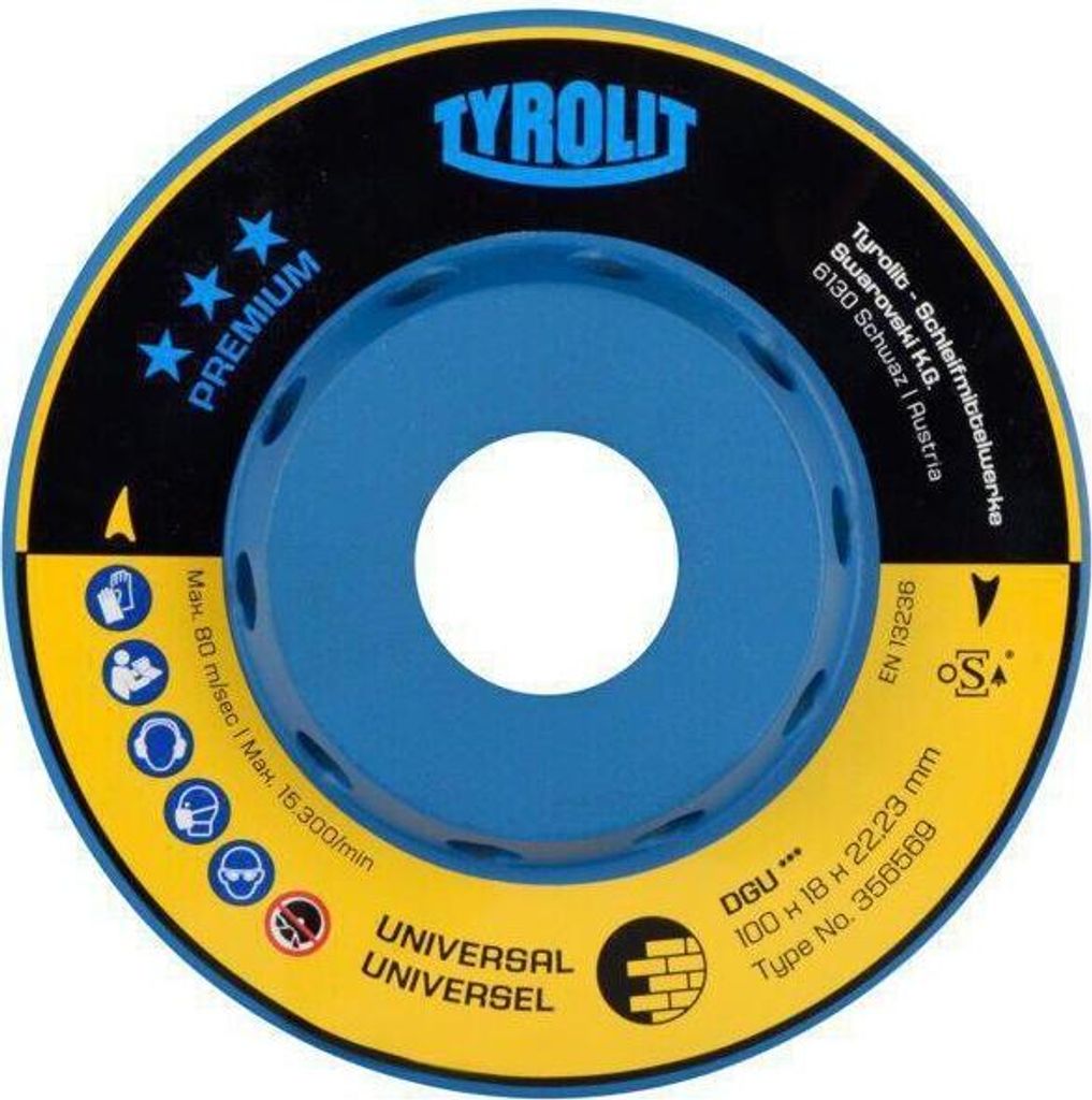 Diamantschleiftopf Premium 100 mm Universal 22,23 mm
