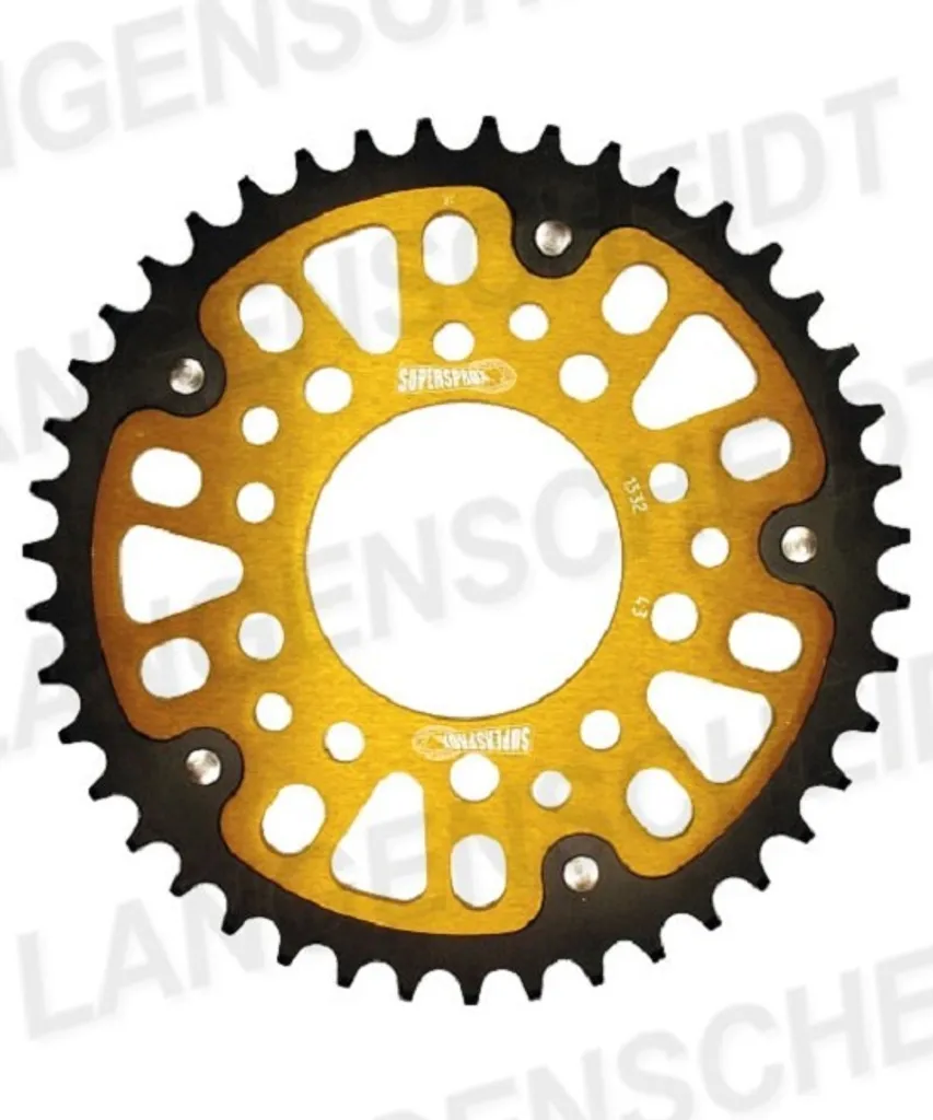 Transmission Moto 525 - Couronne Supersprox 47 Dents Or Stealth RST-1332