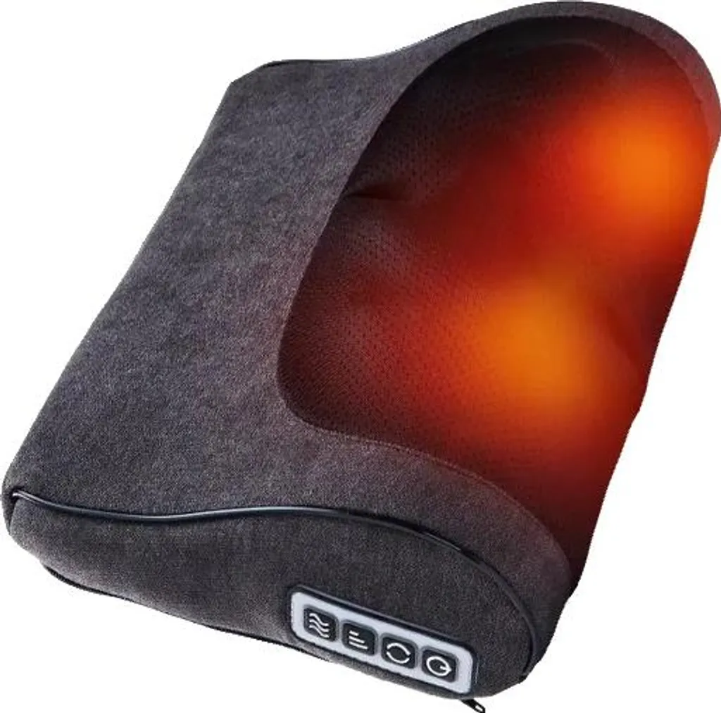 Appareil de massage cervical polyvalent noir pour détente à domicile
