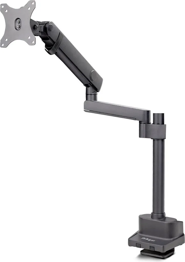 Bras de bureau pour moniteur plat 40" avec bras pivotant réglable noir