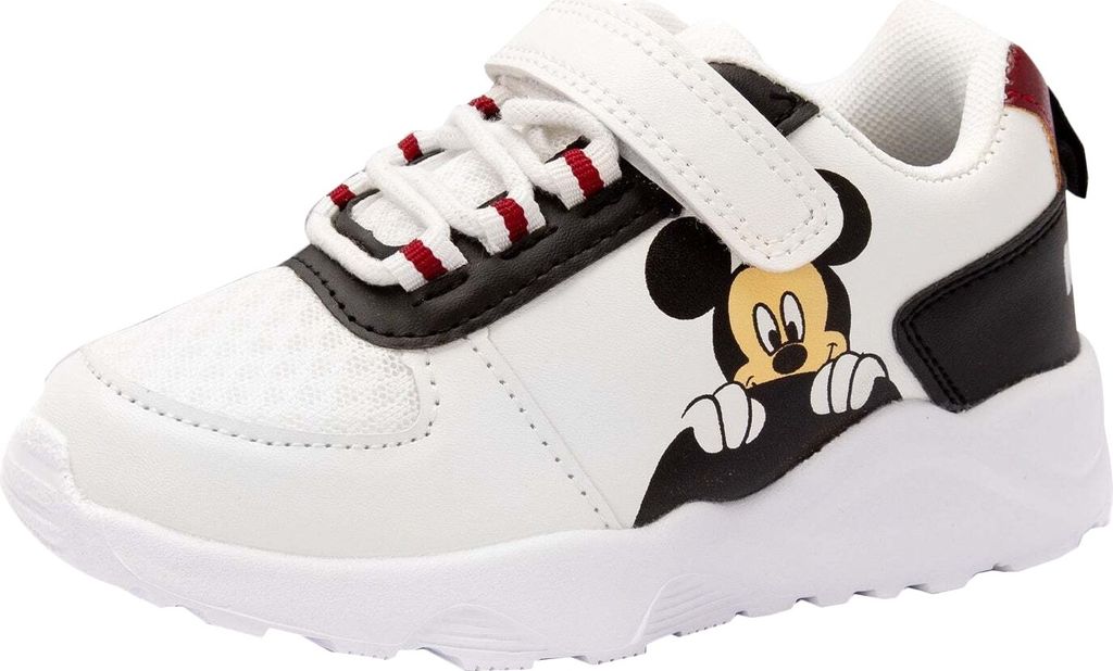 Disney - Kinder Sneaker NS6590 (32 EU) (Weiß/Schwarz)