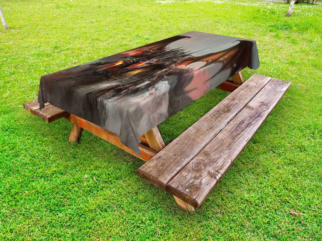 Tovaglia Antimacchia Drago Fantasy 145x305 cm Abakuhaus per Esterni