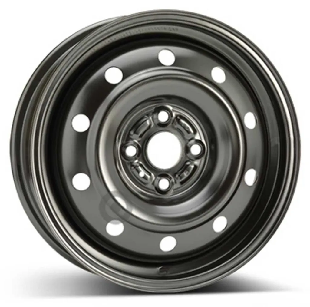 Roue de secours ou jante acier ALCAR ACCIAIO 6735 5x15 4x100 ET 40 Noir