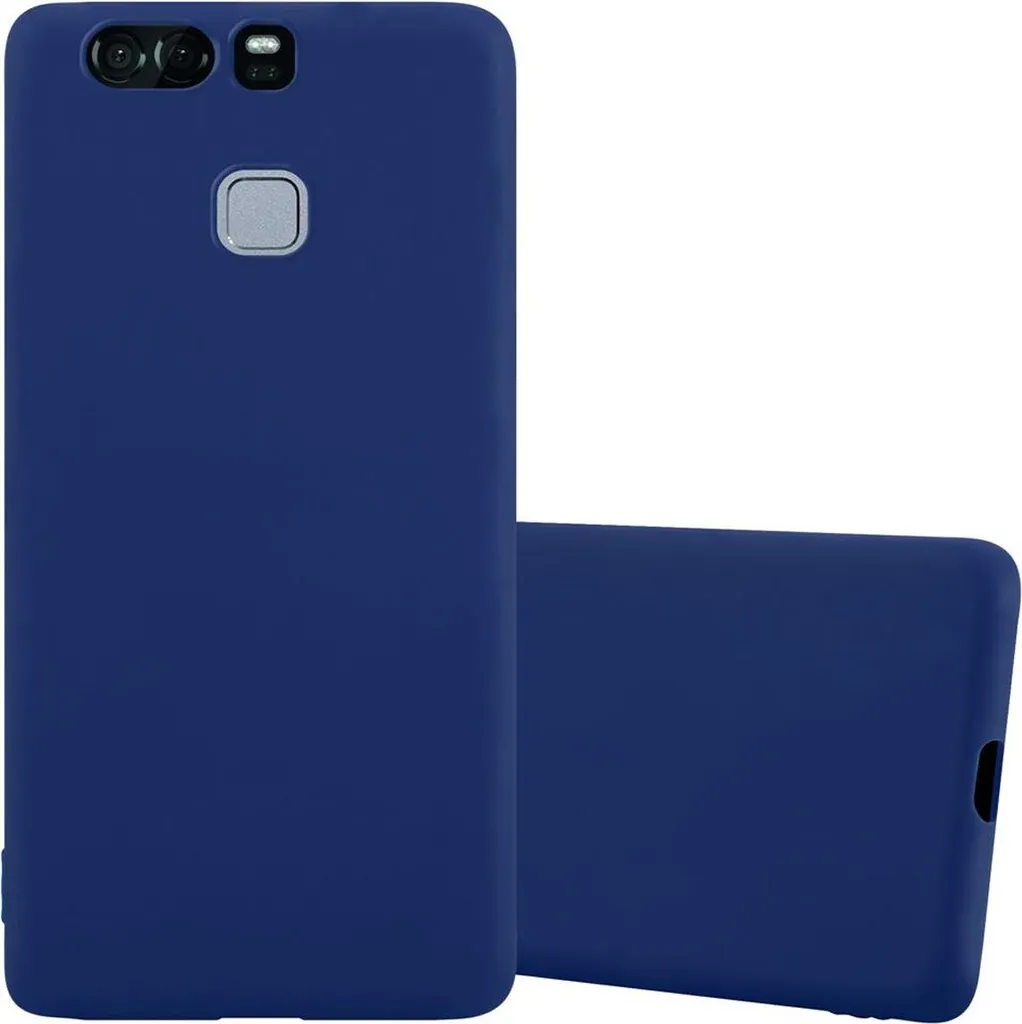 Custodia Cadorabo Huawei P9 Blu - Cover Silicone TPU Antiurto per Cellulare