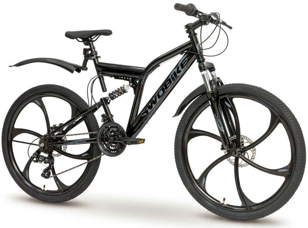 Mountainbike 26 Zoll IwoBike MTB Fully Herren Damen Shimano Produktbild 