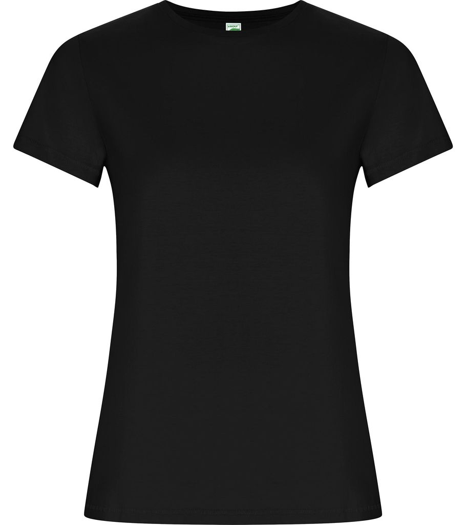 Roly Eco - "Golden" T-Shirt für Damen, Baumwolle aus biologischem Anbau LT4358 (M) (Schwarz)