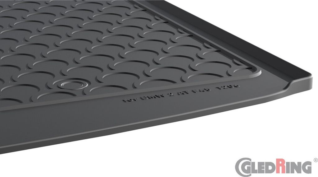 Gledring Laderaum-/ Kofferraumwanne Matte Gummi für BMW 2 Active Tourer (F45)