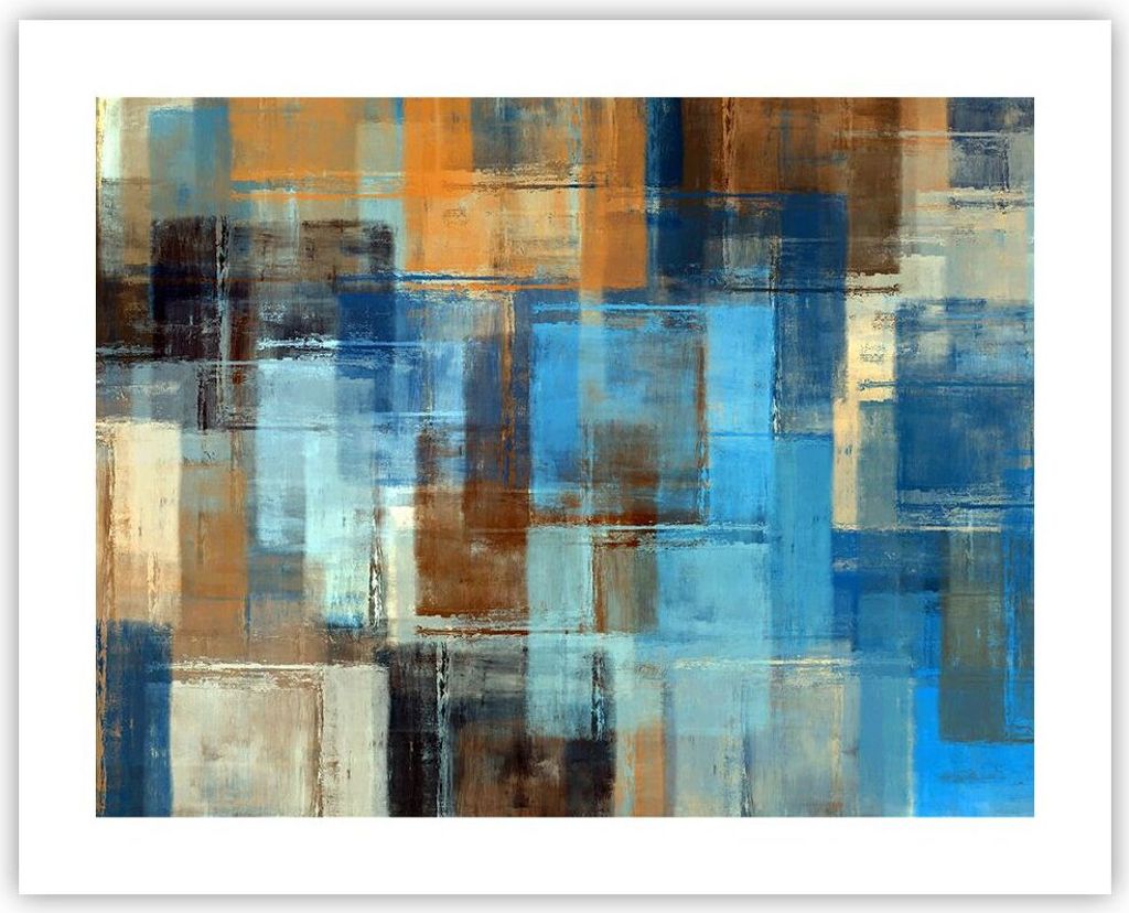 Poster - Poster ohne Rahmen - Abstraktion modern - 50x40 cm Produktbild 