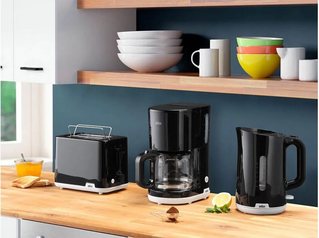 Machine à Café Braun KF1100BK pour un Petit-Déjeuner Parfait en Famille