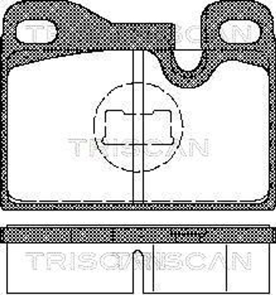Bremsbelagsatz, Scheibenbremse