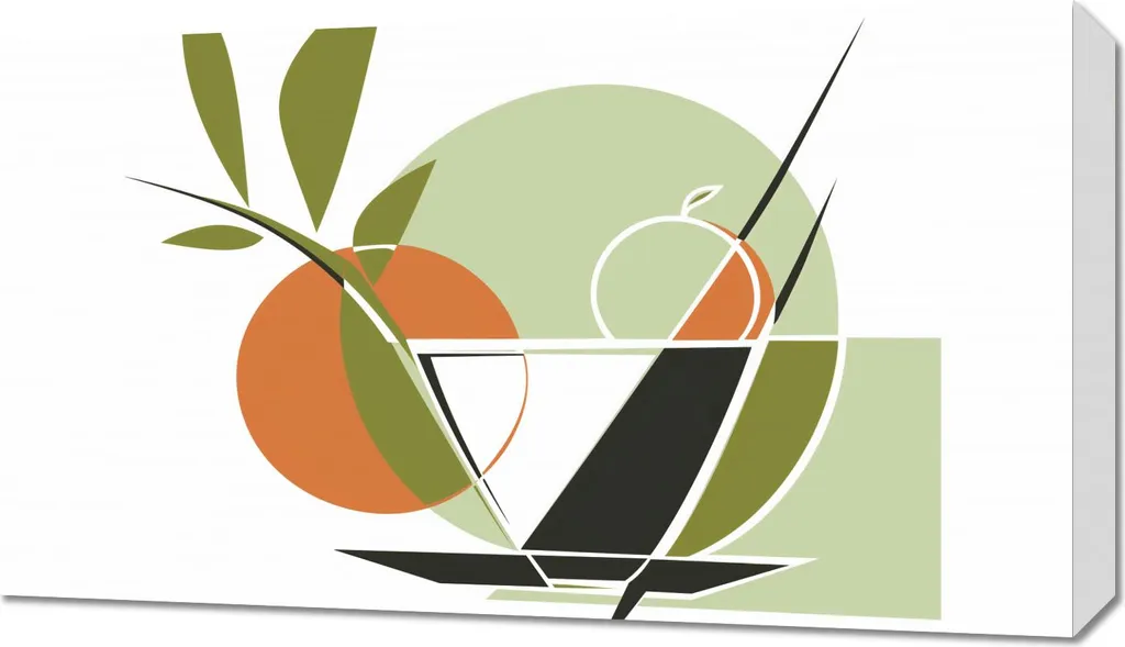 Quadro Arredo Cucina 70x40 Tè alla Frutta - Pronto da Appendere