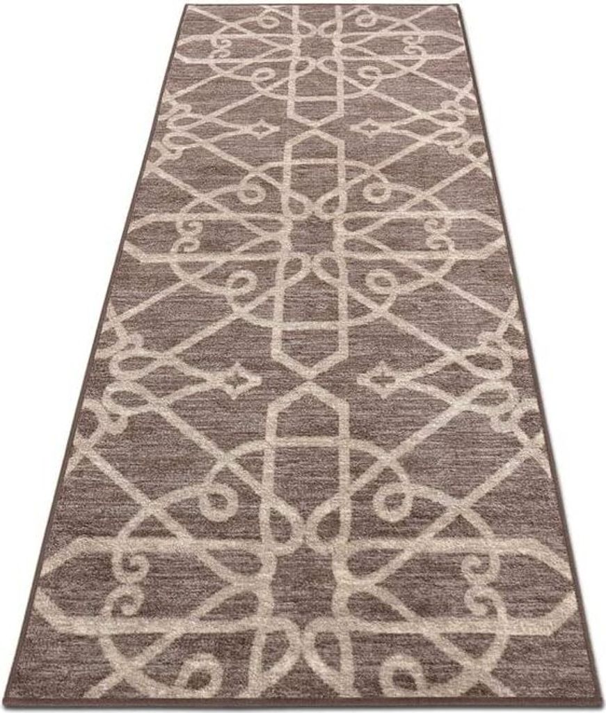Teppich-Läufer auf Maß Navelli Braun 80x350 cm Produktbild 
