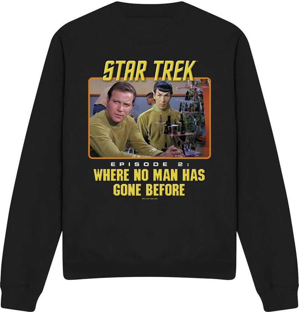 Star Trek - "Episode 2" Sweatshirt für Herren/Damen Uni TV12252 (XL) (Schwarz)