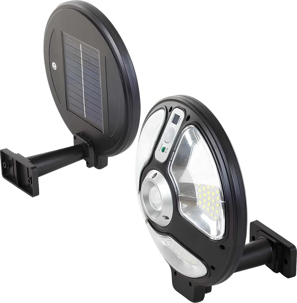 Illuminazione di Sicurezza Avizar: Faretto Solare 70W Nero Esterno - 2