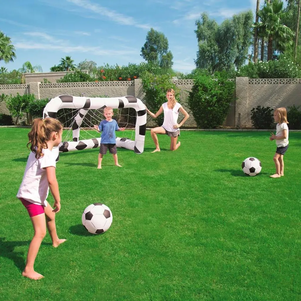 But de football gonflable Bestway 52058 avec 2 ballons pour enfants - 22